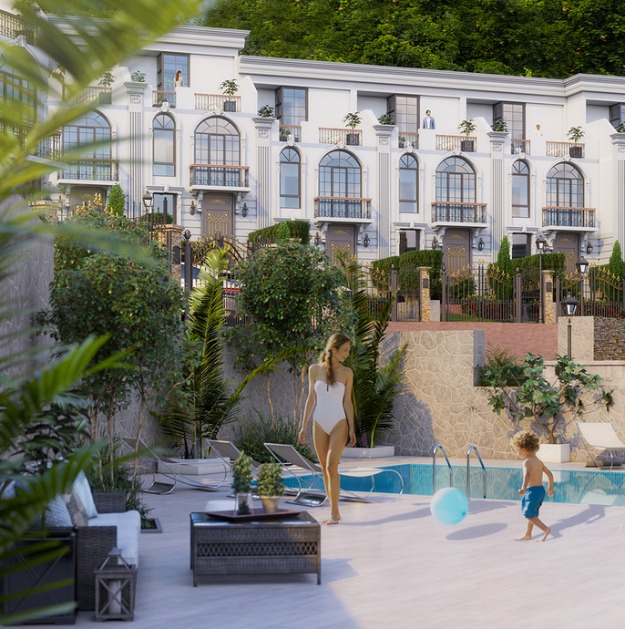 Таунхаус на берегу Черного моря