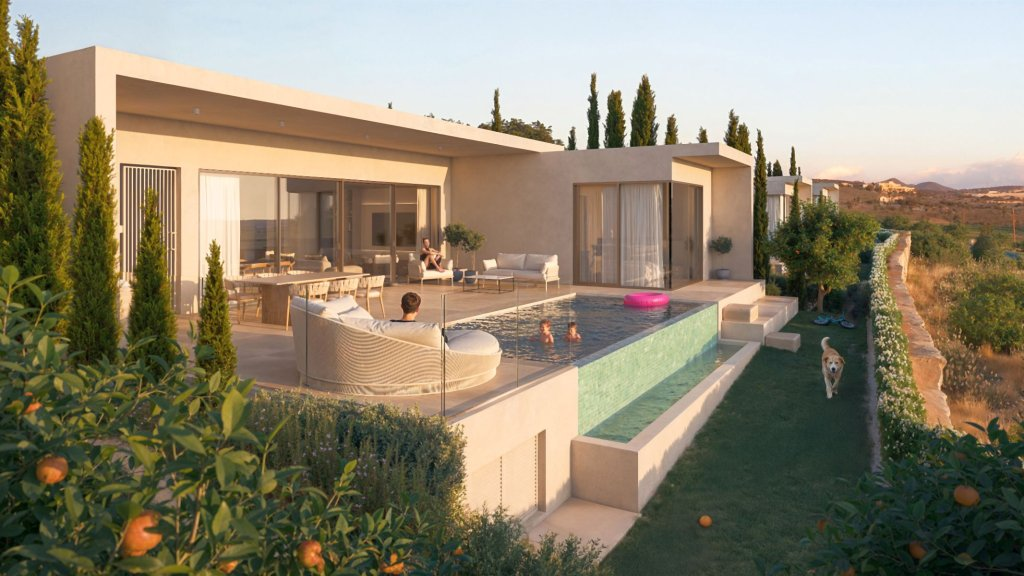 Таунхаус с 2 спальнями в Пафосе 39537-1 Таунхаус с 2 спальнями в Пафосе