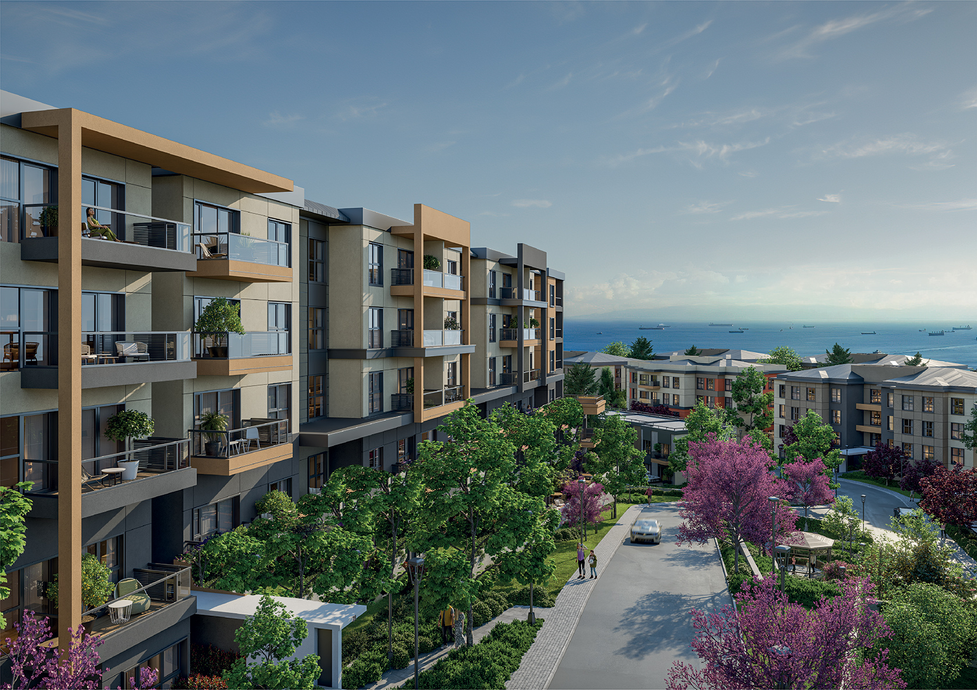 Апартаменты в новом жилом комплексе в азиатской части