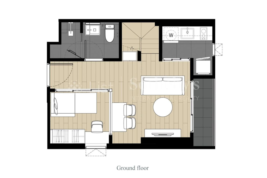Апартаменты с 1 спальней в Бангкоке
