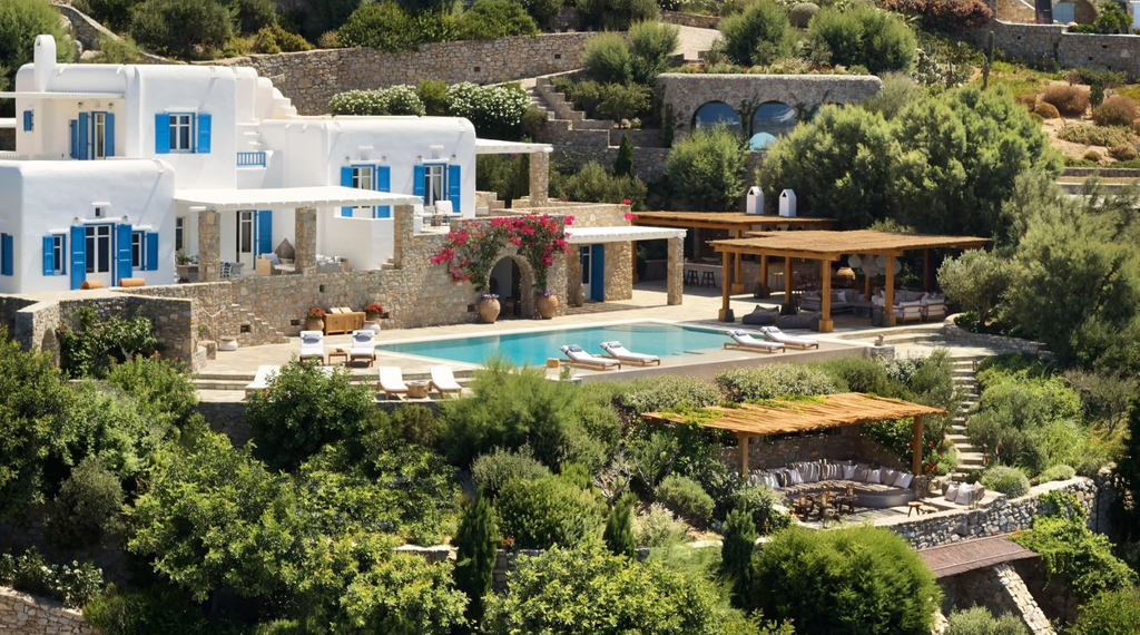 Роскошная вилла на острове Миконос