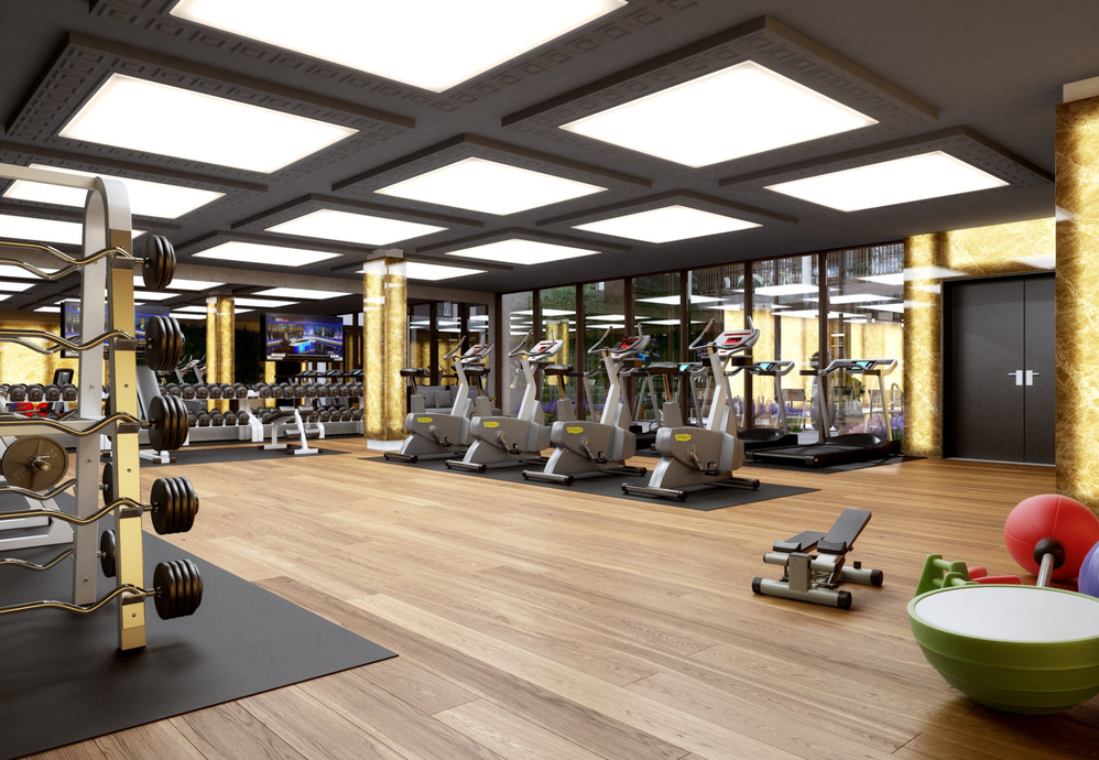 Апартаменты с 2 спальнями в современном жилом комплексе