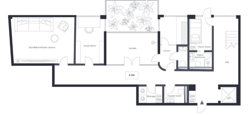 Апартаменты у пляжа Лаян в Банг Тао