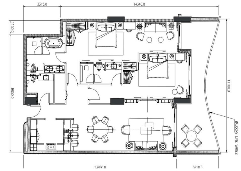 Резиденции в отеле The St. Regis Al Mouj Muscat