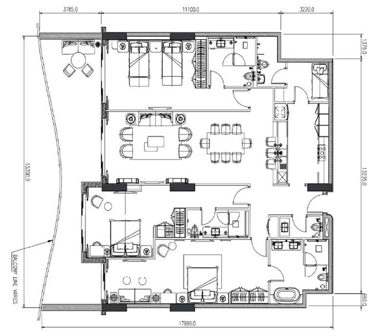 Резиденции в отеле The St. Regis Al Mouj Muscat