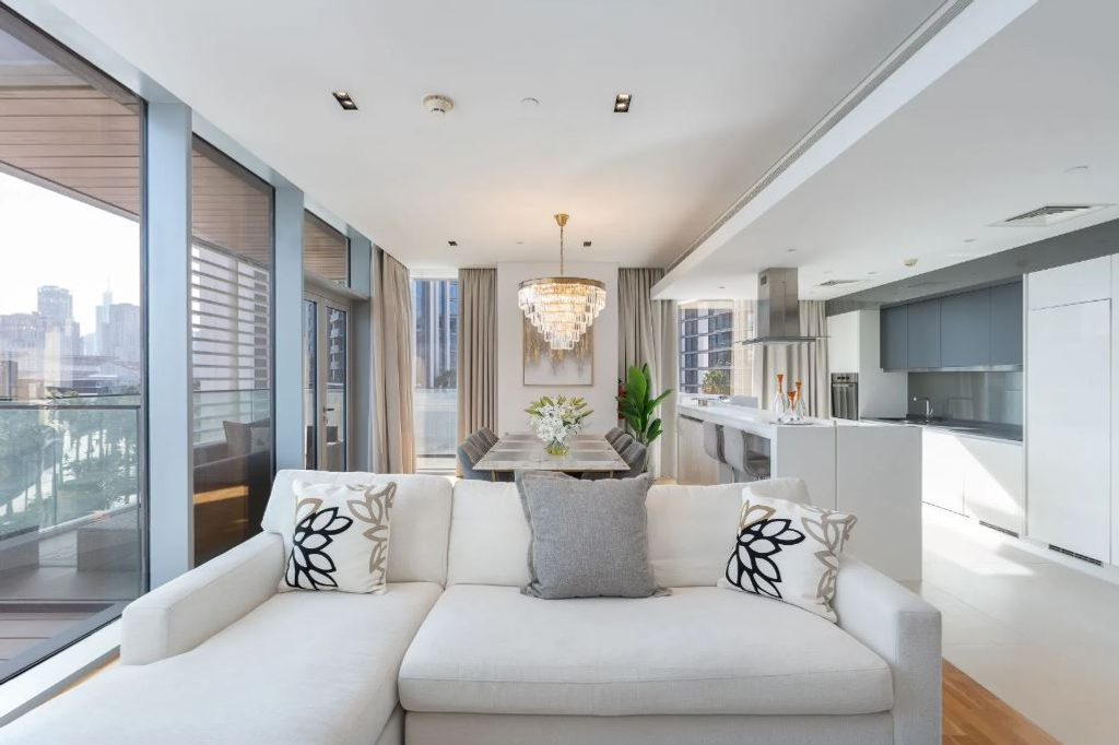 Апартаменты с 3 спальнями в Bluewaters