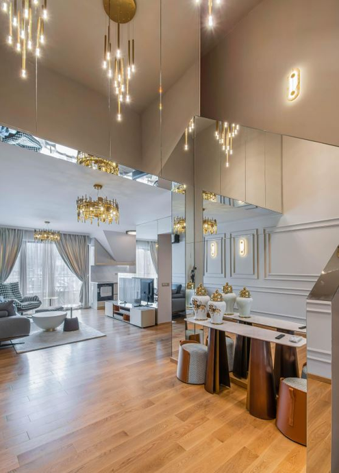 Двухэтажный пентхаус с 2 спальнями в Бояне