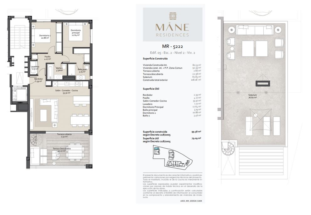 Двухуровневые апартаменты в Mane Residences