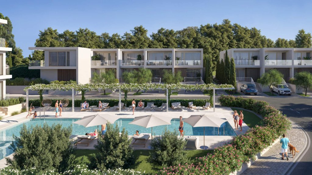 Таунхаус с 2 спальнями в Пафосе 39537-1 Таунхаус с 2 спальнями в Пафосе